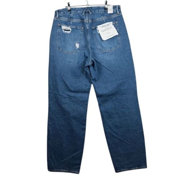 NWT Good American Good 90's Relaxed Loose Jeans Indigo Wash Size 8 / 29 - Picture 3 of 15